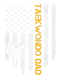 USA Flag Korea Taekwondo Training Dad T-Shirt