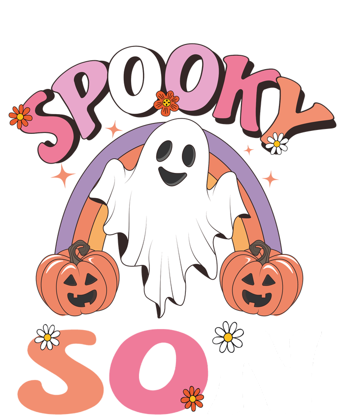 Family Retro Spooky Son Groovy Retro Halloween Ghost Pumpkin Costume Gift Impact Tech Backpack