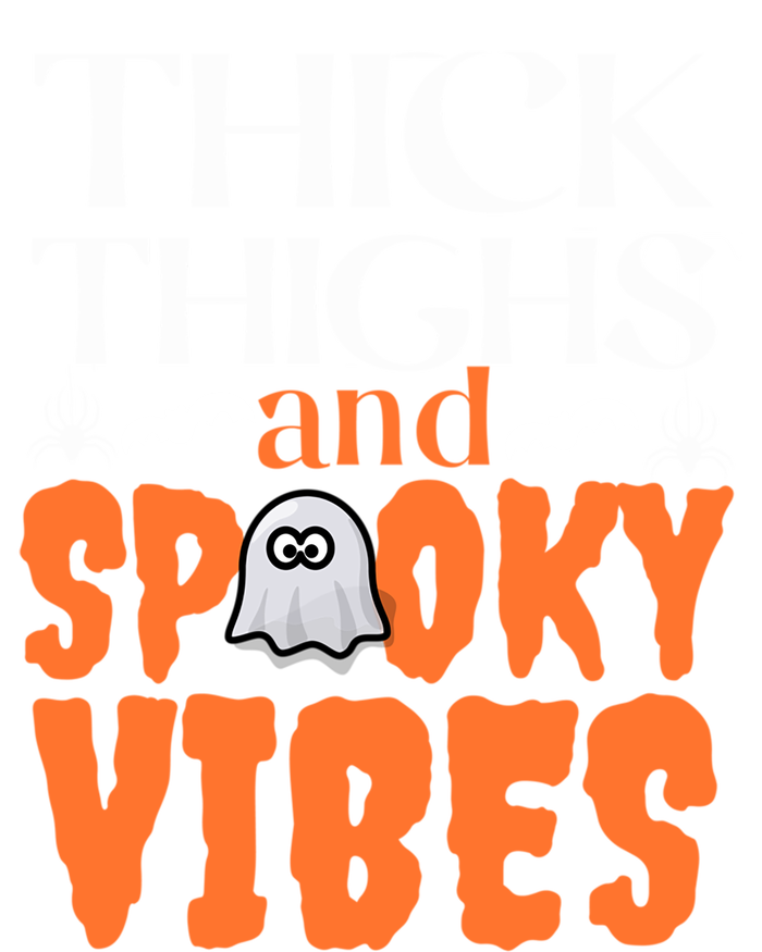 Thick Thighs And Spooky Vibes Halloween Costume Gift T-Shirt