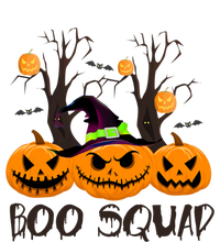 Boo Squad Scary Pumpkin Funny Halloween Costume Gift Ladies Long Sleeve Shirt