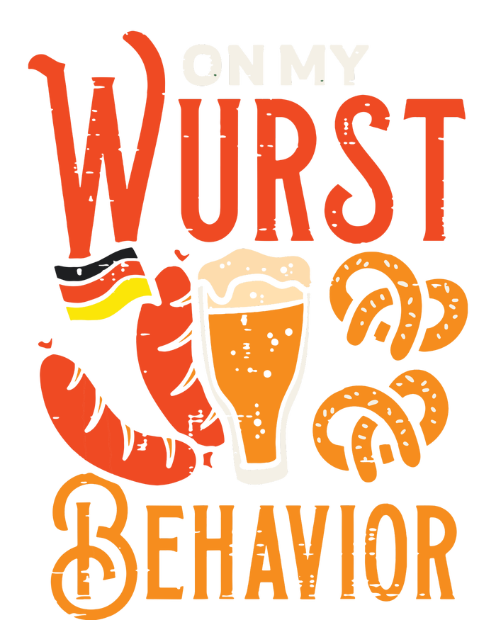 On My Wurst Behavior Funny Bavarian Oktoberfest Ladies Essential Flowy Tank