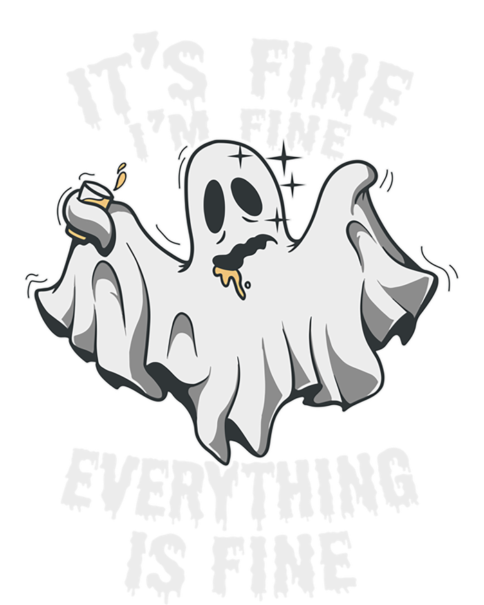 Drunk Ghost Its Fine Im Fine Everything Is Fine Halloween Great Gift Tank Top