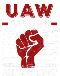 UAW Strike USA Flag Red United Auto Workers Picket Sign T-Shirt