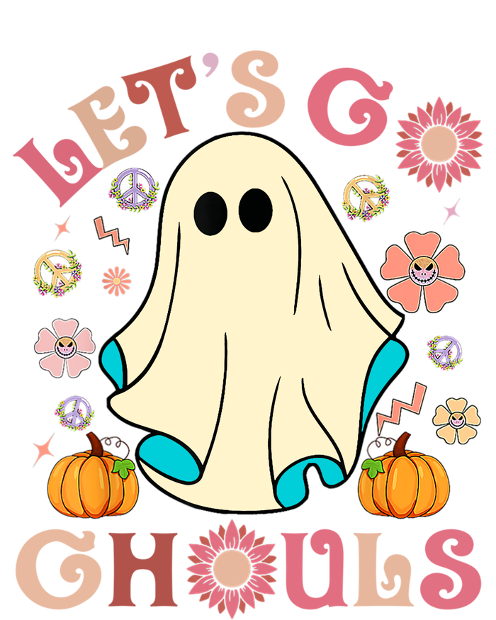 Groovy Lets Go Ghouls Halloween Ghost Outfit Gift T-Shirt