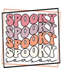 Groovy Spooky Season Retro Spooky Vibes Halloween Gift Women's Tri-Blend 3/4-Sleeve Raglan Shirt