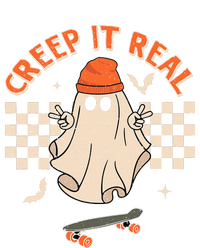 Creep It Real Skateboarding Ghost Retro Halloween Costume Ladies Essential Flowy Tank