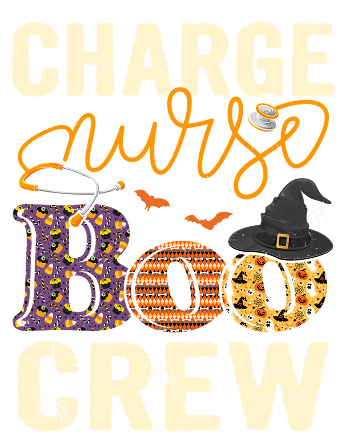 Scary Nurse Halloween Ghost Spider Charge Nurse Boo Crew Gift T-Shirt