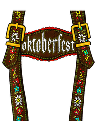 Oktoberfest Lederhosen Costume Cute German Bavarian Kids Long Sleeve Shirt