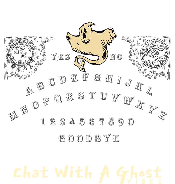 Lets Have A Chat With A Ghost Vibe Spirit Ouija Board Gift Kids Long Sleeve Shirt