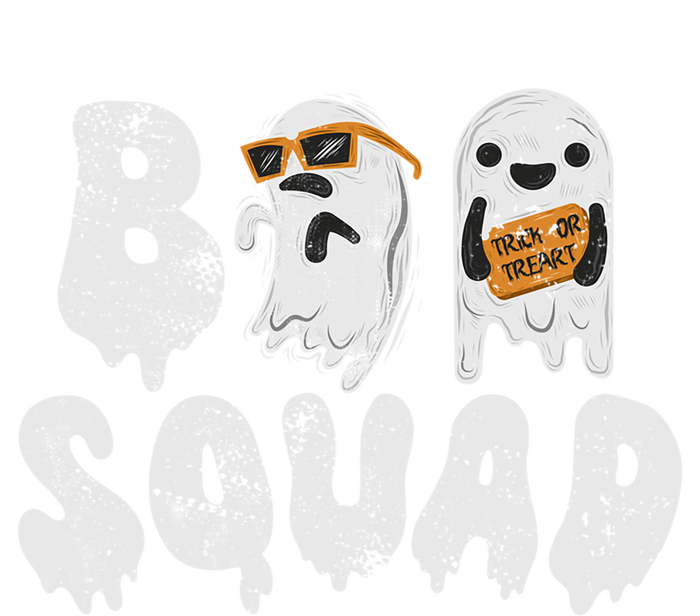 Crew Retro Vintage Boo Ghost Halloween Squad Meaningful Gift Striped Beanie with Solid Band