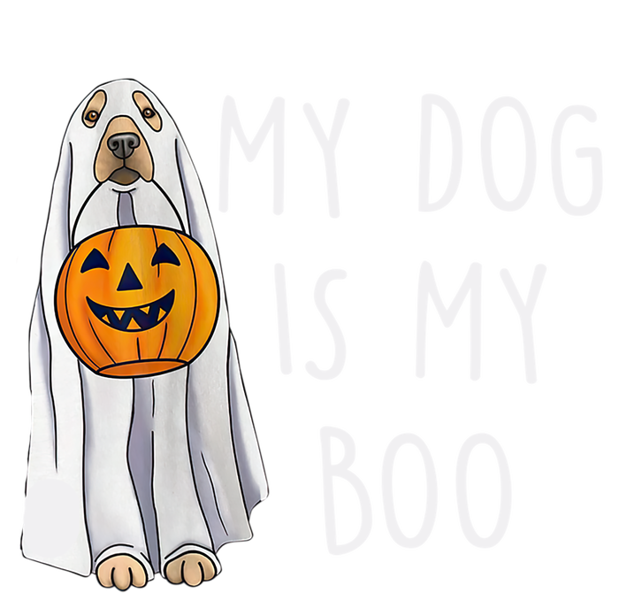 My Dog Is My Boo Halloween Funny Dog Owner Ghost Lover Gift Sustainable Knit Beanie