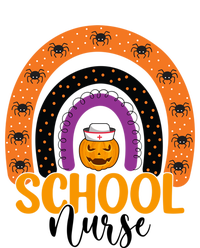 School Nurse Spooky Halloween Pumpkin Rainbow Nursing Great Gift T-Shirt