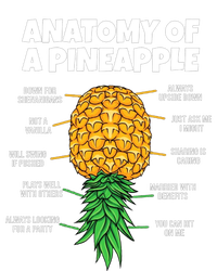 Anatomy Of A Pineapple Swinger Funny Upside Down Pineapple Great T-Shirt