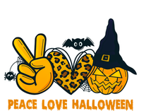 Peace Love Halloween Pumpkin Witch Hat Bats Great Gift Sustainable Beanie