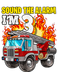 Sound The Alarm Im 3 3rd Birthday Fireman Firetruck Boy T-Shirt