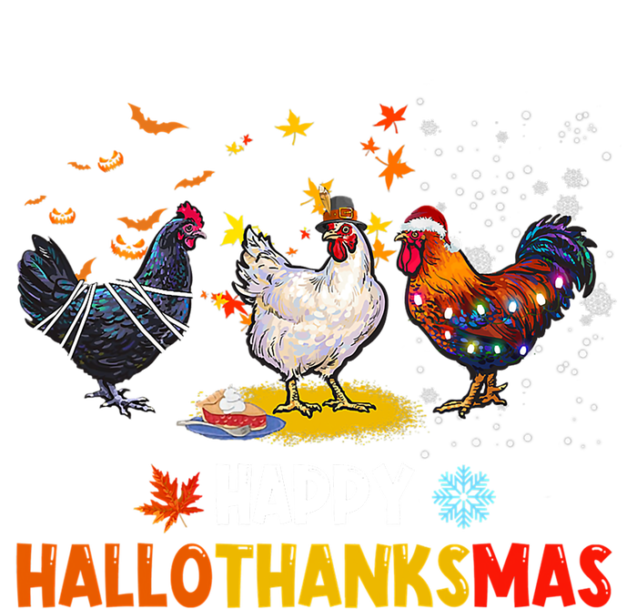 Chicken Halloween Happy Hallothanksmas Autumn Thanksgiving Gift T-Shirt