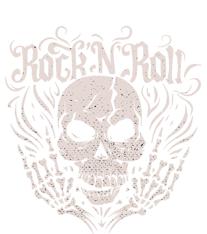 Rock And Roll Skeleton Hand Tall Long Sleeve T-Shirt