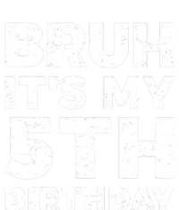 Bruh Its My 5th Birthday 5 Year Old Birthday Youth Performance Sprint T-Shirt