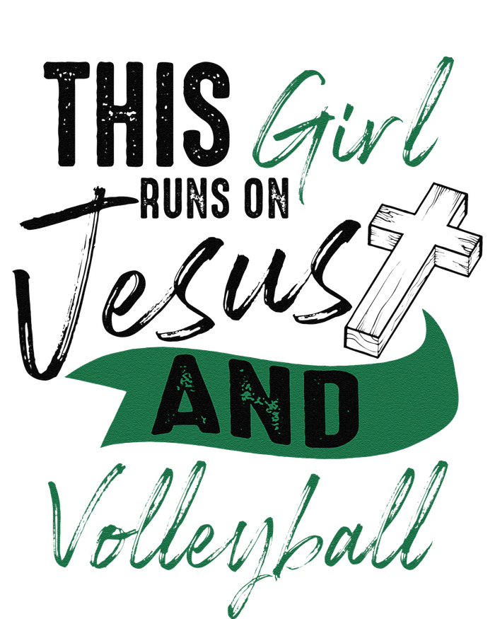 Cool Volleyball Gifts For Funnyn Girl Run On Jesus Mousepad