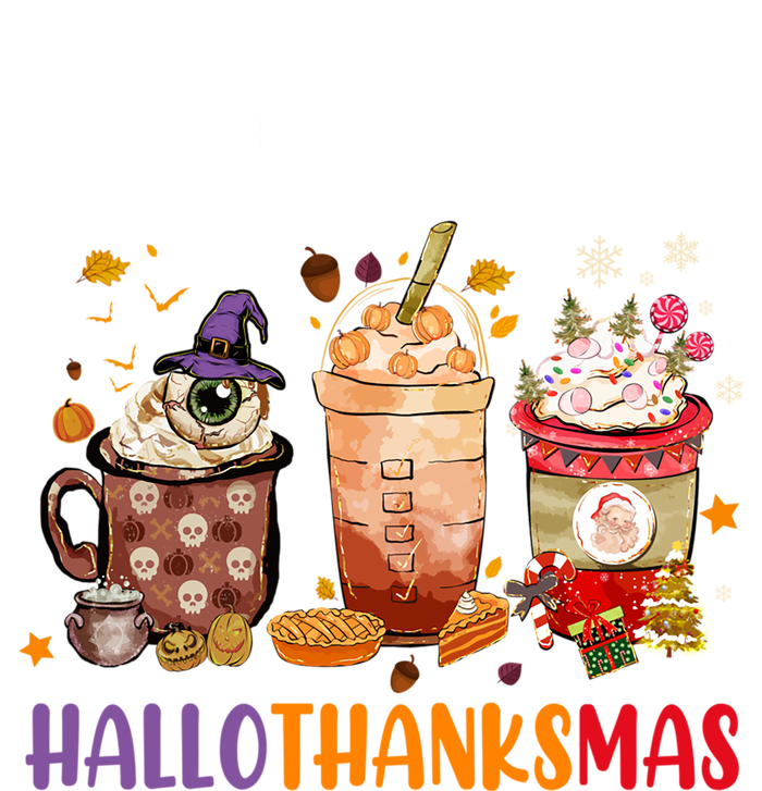 Coffee Latte Thankgiving Funny Happy Hallothanksmas Great Gift Premium Hoodie