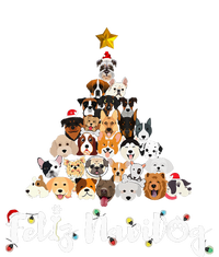 Christmas Tree Dogs Xmas Pet Dog Lover Navidad Santa Gift T-Shirt