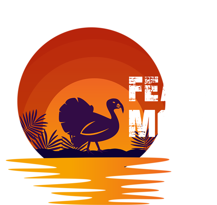 Cool Sunset Turkey Day Feast Mode Gift T-Shirt