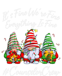 Counselor Crew Xmas Everything Is Fine Christmas Gnomie Flexfit Unipanel Trucker Cap