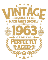 Vintage Birthday Funny For Him 1963 Perfectly Aged T-Shirt