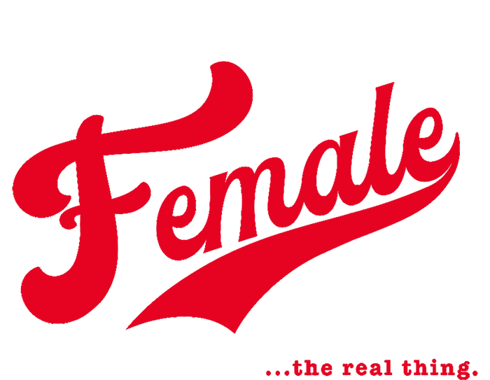 Female The Real Thing Wo Retro Feminism Proud Ladies Essential Tank