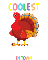 Coolest Turkey In Town Blessed Thanksgiving Great Gift Bumper Sticker