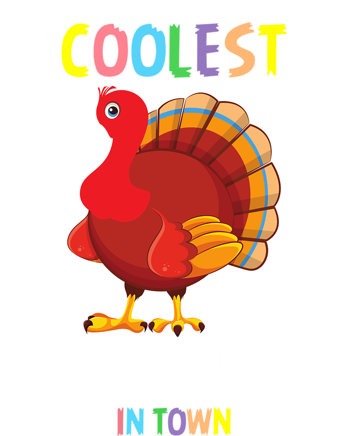 Coolest Turkey In Town Blessed Thanksgiving Great Gift Bumper Sticker