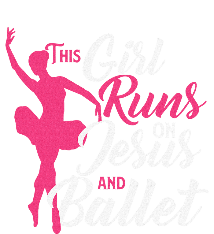 This Girl Runs On Jesus And Ballet Barre Ballerina Chassé Tie-Dye Long Sleeve Shirt