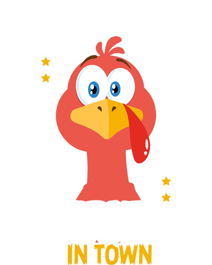 Coolest Turkey In Town Happy Family Thanksgiving Gift Tall T-Shirt