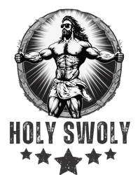 Holy Swoly Bodybuilding Jesus Fitness Funny Gym T-Shirt