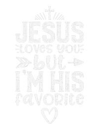 Jesus Loves You But Im His Favorite Church Toddler Hoodie