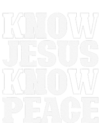 Know Jesus Know Peace Religion God Church Christian Gifts Sustainable Beanie