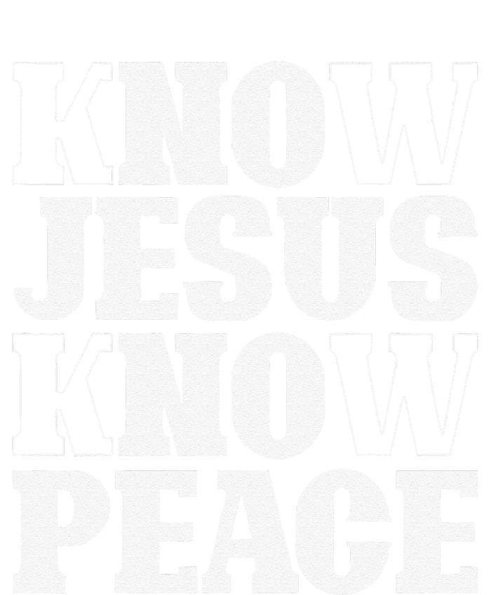 Know Jesus Know Peace Religion God Church Christian Gifts Sustainable Beanie