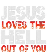 I Love Jesus And Jesus Loves The Hell Out Of You Softstyle Adult Sport Polo