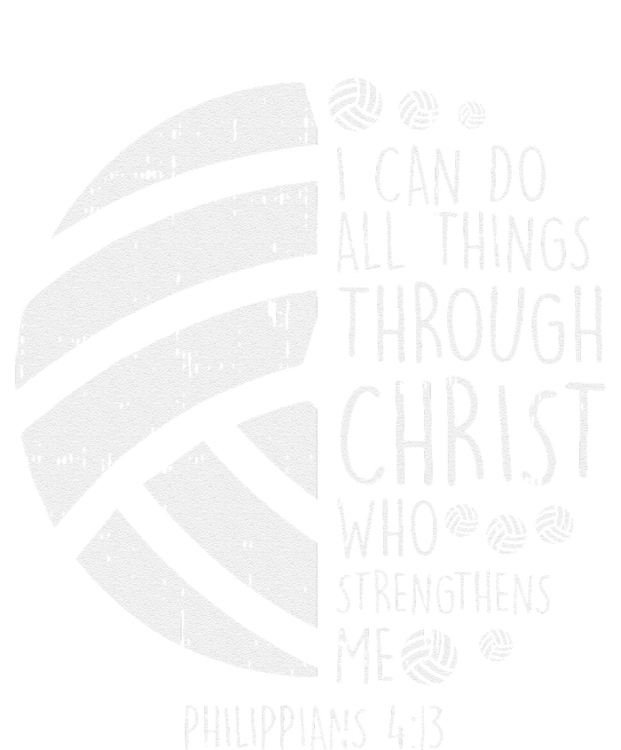 Volleyball I Can Do Things Bible Verse God Jesus Gift T-Shirt