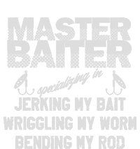 Master Baiter Funny Fishermans Skills List T-Shirt