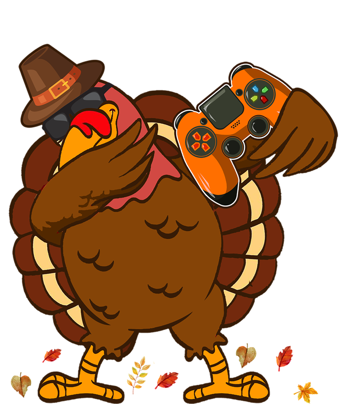 Dabbing Turkey Gaming Thanksgiving Turkey Playing Video Game Cool Gift Toddler Hoodie