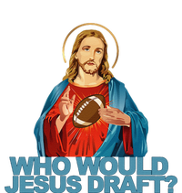 Who Would Jesus Draft Funny Fantasy Football Jesus Coaster