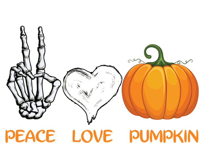 Halloween Peace Love Pumpkin Cute Fall Halloween Gift T-Shirt