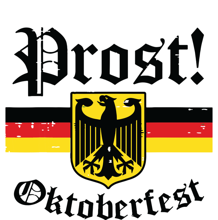 Prost Oktoberfest German Flag Crest Eagle Bavarian Stainless Steel Insulated Water Bottle