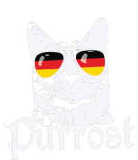 Purrost Cat Sunglasses German Flag Germany Prost Oktoberfest Women's Perfect Tri Rocker Tank