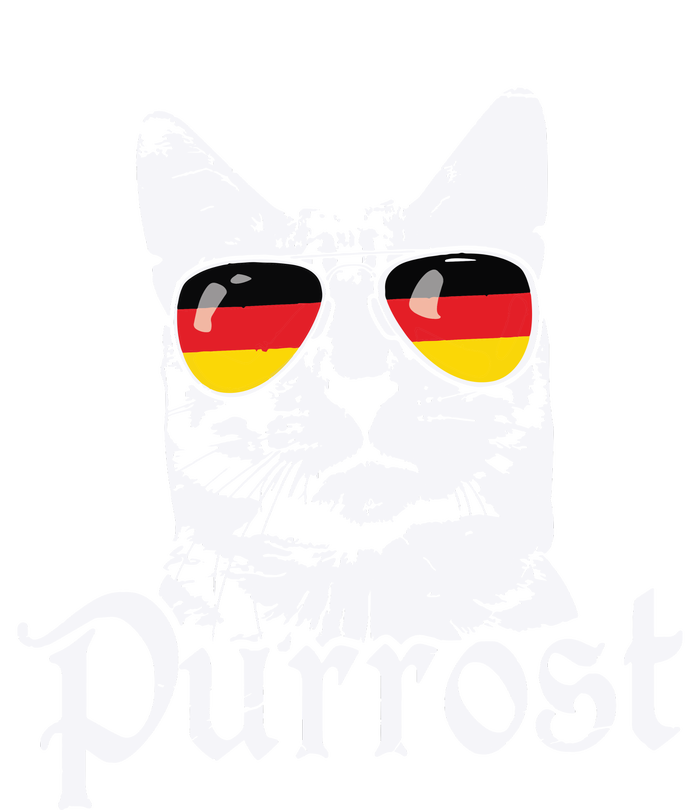 Purrost Cat Sunglasses German Flag Germany Prost Oktoberfest Women's Perfect Tri Rocker Tank