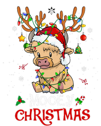 Mooey Christmas Highland Cow Xmas Light Santa Hat Baby Long Sleeve Bodysuit