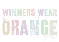 WINNERS WEAR ORANGE Summer Camp Team Color War Game Event T-Shirt