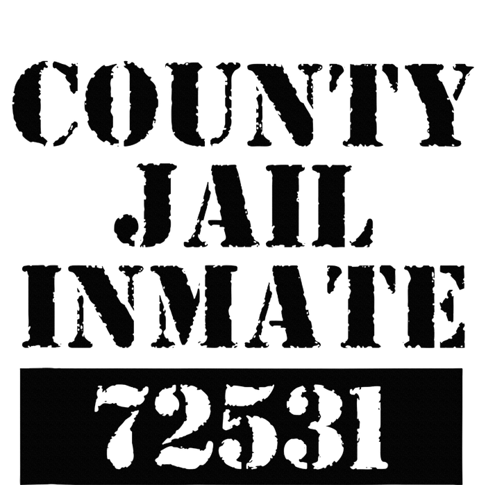 Prisoner Costume Orange Halloween County Inmate Jailhouse T-Shirt