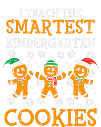 Teach Smartest Kindergarten Cookies Teacher Christmas Xmas T-Shirt